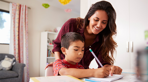 Be available to help you child with his homework.