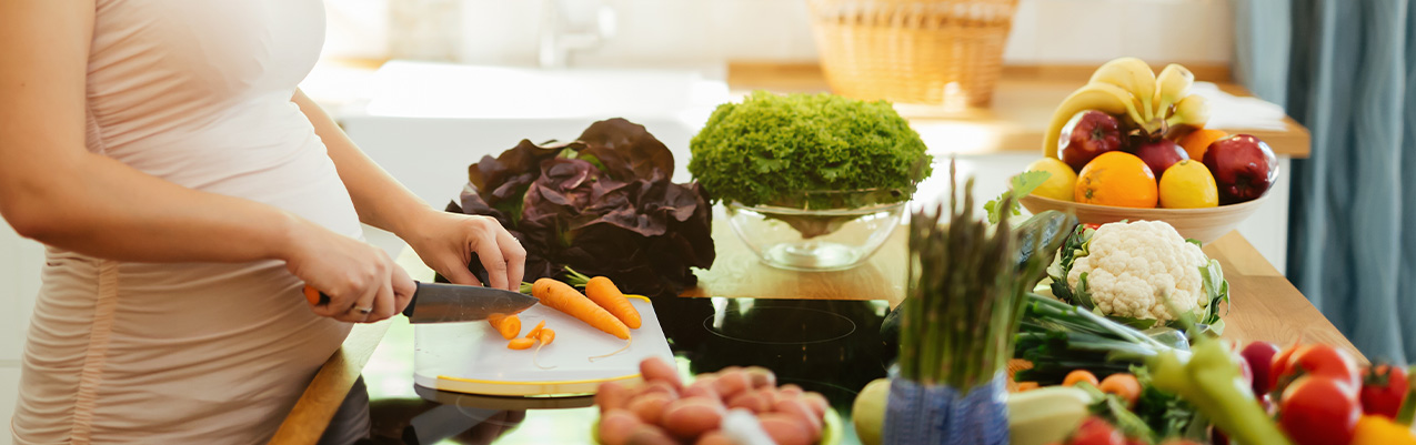 Help your baby’s brain develop by getting good nutrition during your pregnancy.