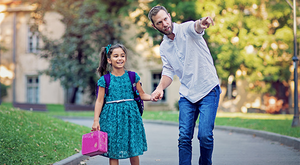 Do a practice run before the first day of school to help your child feel prepared.