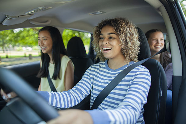 Peer-pressure-related behavior often includes breaking driving laws, such as texting and driving.