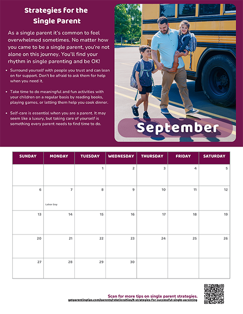 September calendar thumbnail